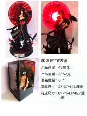 43cm Naruto Uchiha Itachi Shine Electric Cartoon Character Collection Toy Anime PVC Figure