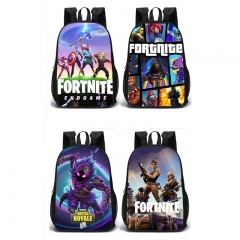 2 Styles Fortnite Double Side Polyester Canvas School Student Anime Backpack Bag
