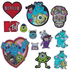 12 Styles Monsters, Inc. Decorative Cute Pattern Anime Cloth Patch