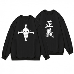 34 Styles 2 Designs One Piece Round Neck Long Sleeve Fashion Comfortable Anime Long Sleeve Sweatshirt