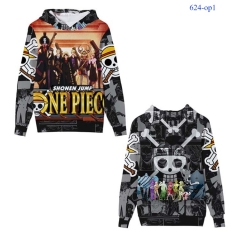 20 Styles For Adult and Children ONE PIECE Cartoon Polyester 3D Cosplay Anime Hoodies