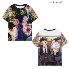 8 Styles HUNTER×HUNTER Japanese Cartoon Color Printing Cosplay Anime T-shirt