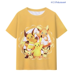 14 Styles Pokemon Japanese Cartoon Color Printing Cosplay Anime T-shirt