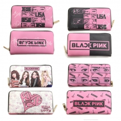 4 Styles K-POP BLACKPINK Famous Korean Star PU Purse Long Wallet