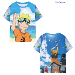 13 Styles Naruto Japanese Cartoon Color Printing Cosplay Anime T-shirt