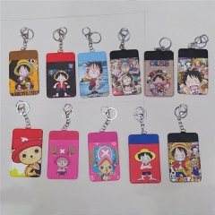 11 Styles One Piece PU Material For ID Card Anime Card Bag Holder