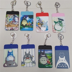 8 Styles My Neighbor Totoro PU Material For ID Card Anime Card Bag Holder