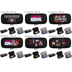 6 Styles Friday Night Funkin For Student Canvas Anime Pencil Bag