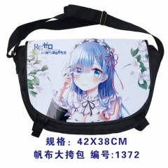 2 Styles Re: Zero Kara Hajimeru Isekai Seikatsu Canvas Bag Cartoon Hot Sale Japanese Anime Single-shoulder Bag