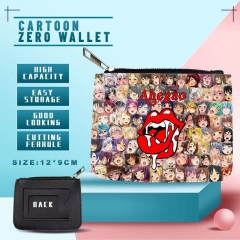Ahegao Cartoon Model Character Colorful Anime Wallet