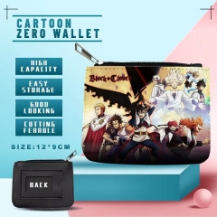 Black Clover Cartoon Model Character Colorful Anime Wallet