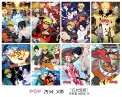 6 Styles Naruto Printing Collection Anime Paper Posters (8pcs/set)