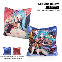 Vocaloid Cosplay Decoration Cartoon Anime Sequins Pillow