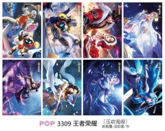 Arena Of Valor: 5v5 Arena Game/Penta Storm  Anime Paper Posters (8pcs/set)
