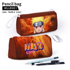 Naruto Cosplay Decoration Cartoon Character Anime Canvas Pencil Bag
