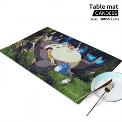 My Neighbor Totoro Cosplay Decoration Cartoon Character Anime  Canvas Table Mat