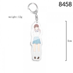 2 Styles A Silent Voice／The Shape Of Voice Cartoon Character Collection Anime Acrylic Keychain