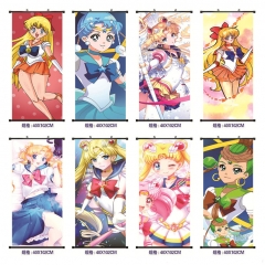 13 Styles Pretty Soldier Sailor Moon Cosplay Cartoon Decoration Anime Wallscrolls (40*102cm)