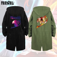 16 Styles Fairy Tail Long Trench Coat Jacket Anime Costume