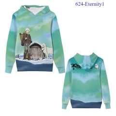 5 Styles For Adult and Children To Your Eternity Cartoon Polyester 3D Cosplay Anime Hoodies