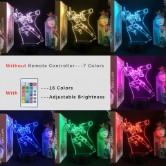 2 Different Bases Attack on Titan/Shingeki No Kyojin Kenny Ackerman Anime 3D Nightlight with Remote Control