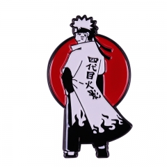 Naruto Namikaze Minato Cartoon Badge Pin Decoration Clothes Anime Alloy Brooch