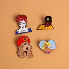 4 Styles Rupauls Drag Race Cosplay Cartoon Decorative Clothes Badge Anime Alloy Brooches Pin