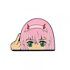 Darling in the Franxx Cosplay Cartoon Decorative Clothes Badge Anime Alloy Brooches Pin
