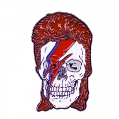 David Bowie Cosplay Cartoon Decorative Clothes Badge Anime Alloy Brooches Pin