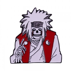 Naruto Jiraiya Cosplay Cartoon Decorative Clothes Badge Anime Alloy Brooches Pin