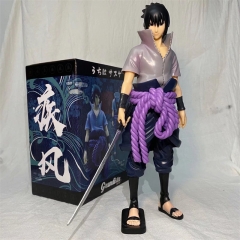 26cm Naruto Uchiha Sasuke Collectible Model Toy Anime PVC Figure