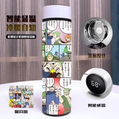 2 Styles One Piece Cartoon Temperature Intelligentize Displayer Anime Vacuum Cup
