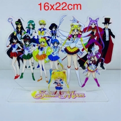 Pretty Soldier Sailor Moon Cartoon Character Acrylic Anime Standing Plate