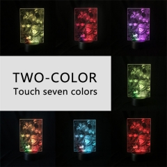 4 Styles 2 Colors Jujutsu Kaisen Anime 3D Nightlight with Remote Control