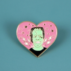 The Munsters Cosplay Cartoon Decorative Clothes Badge Anime Alloy Brooches Pin