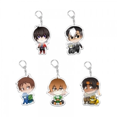 5 Styles Voltron: Defender of the Universe Cartoon Pattern Collection Anime Acrylic Keychain