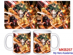 24 Styles Boku no Hero Academia/My Hero Academia Custom Design Color Printing Anime Mug Ceramic Cup 5Pcs/Set