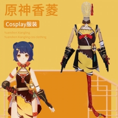 Genshin Impact Cosplay Xiangling Character Anime Costume