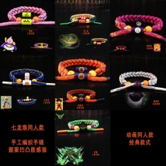 7 Styles Dragon Ball Character Accesorios Hand Made Anime Bracelet