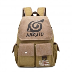 Naruto Cartoon Fashion Canvas School Bag Student Anime Backpack Bags