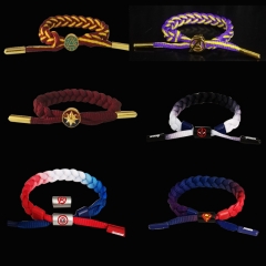 17 Styles Marvel Super Hero Character Accesorios Hand Made Anime Bracelet