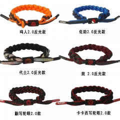 14 Styles Naruto Character Accesorios Hand Made Anime Bracelet