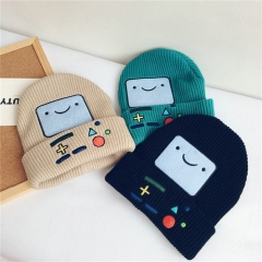 4 Styles Adventure Time with Finn and Jake Anime Knitted Hat Cartoon Soft Thicken Hedging Cap