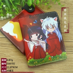 3 Styles Inuyasha Cartoon Cosplay Purse Anime Folding Wallet