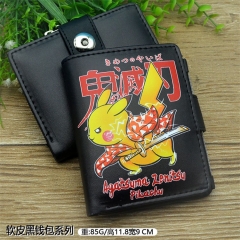 2 Styles Pokemon Pikachu Cos Agatsuma Zenitsu Cartoon Cosplay Purse Anime Folding Wallet