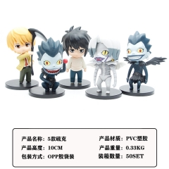 5 Pcs/Set Death Note Cosplay Cartoon Model Toy Statue Collection Anime PVC Figures