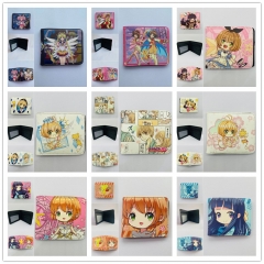 9 Styles Card Captor Sakura Cartoon PU Purse Anime Coin Wallet