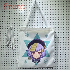 Genshin Impact Cosplay Decoration Cartoon Character Anime Canvas Tote Bag