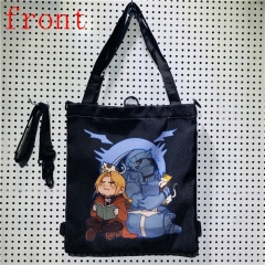 Fullmetal Alchemist Cosplay Decoration Cartoon Character Anime Canvas Tote Bag