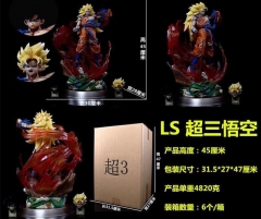 45cm Dragon Ball Z Super Goku Saiyan Model Anime PVC Figure Toy